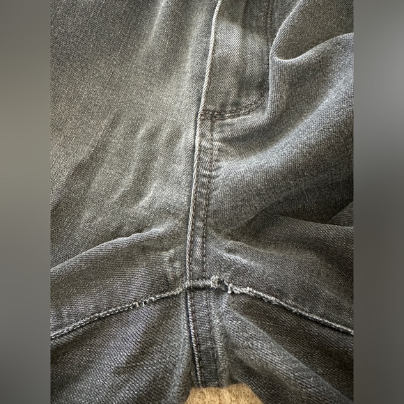 Paige Denim Skinny Jeans Black Fog Split hem size 27 - Picture 8 of 9